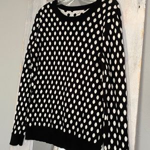 Women’s polka dot sweater